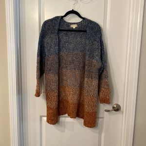 Altard State Blue Orange Ombre Cardigan size S